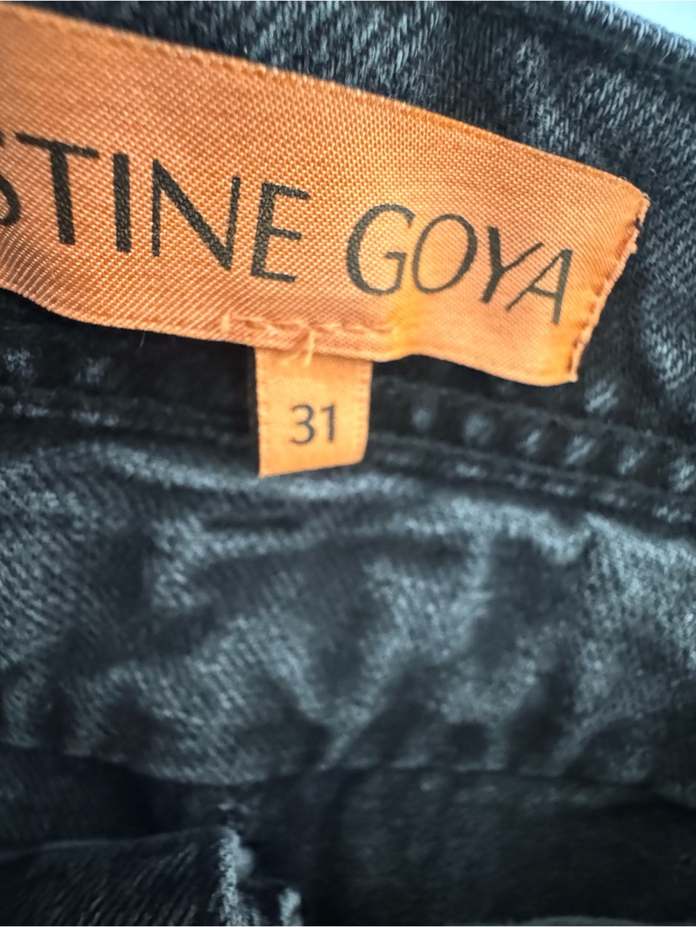 Stine Goya Paul Organic Cotton Black Wide Leg Cargo Jeans Size 31 Minimalist - Picture 8 of 11